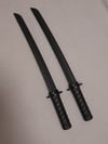 1 PAIR - Polypropylene Training Wakizashi Sword Bokken for Martial Arts Kendo Sparring Practice 