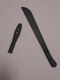 Image 1 of Espada Y Daga Set Knife-Machete for Filipino Martial Arts Arnis Escrima Kali Sparring Practice