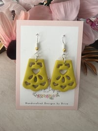 Image 3 of Papel Picado Earrings (multiple colors available)