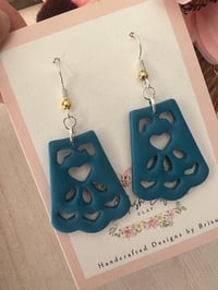 Image 4 of Papel Picado Earrings (multiple colors available)