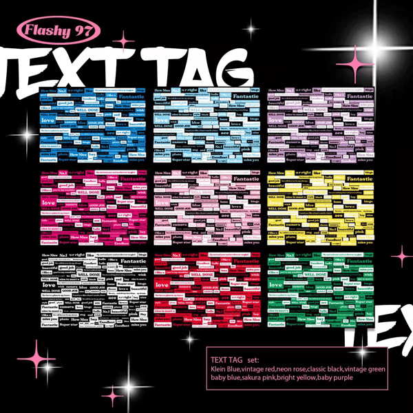 Image of Text Tag - Flashy 97