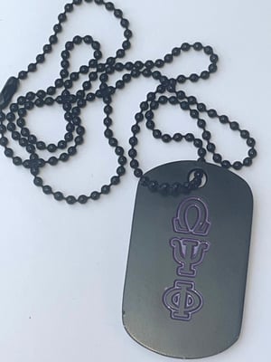 Omega Dog Tags (Double Sided)