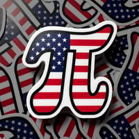 Image 1 of American Pi Sticker