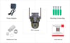 6MP 3K WIFI IP Outdoor Camera Motion Tracking PTZ Video Camera Three Lens Three Screen Waterproof