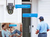 6MP 3K WIFI IP Outdoor Camera Motion Tracking PTZ Video Camera Three Lens Three Screen Waterproof