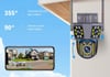 6MP 3K WIFI IP Outdoor Camera Motion Tracking PTZ Video Camera Three Lens Three Screen Waterproof