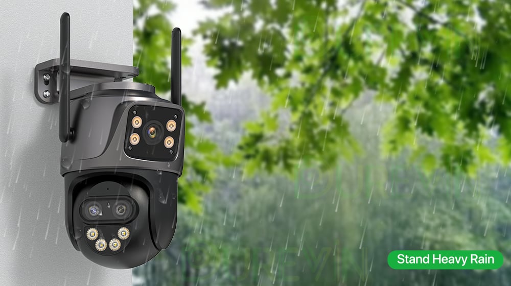 6K 9MP HD IP Camera Outdoor 8x Zoom Dual Screen External WiFi Camera 4K 8MP Security PTZ Cam