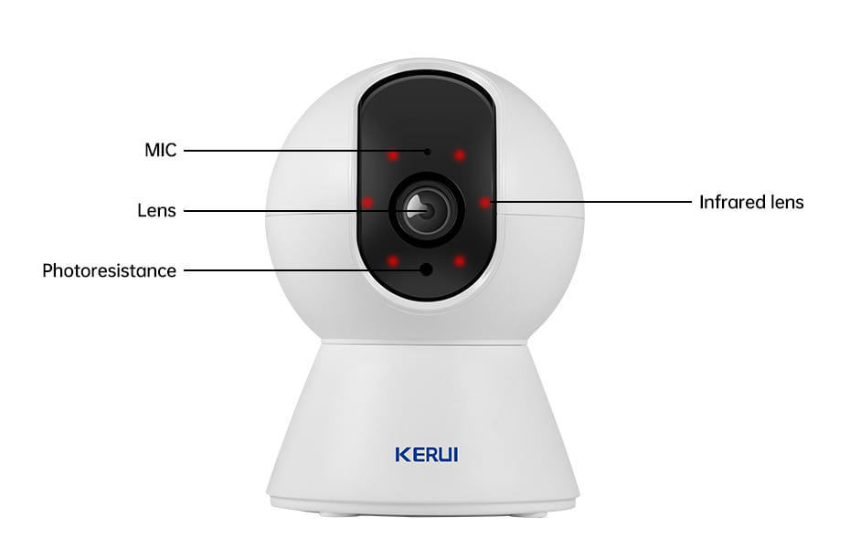 3MP Tuya Smart Mini WiFi IP Camera Indoor Wireless Home Security AI Human Detect CCTV 