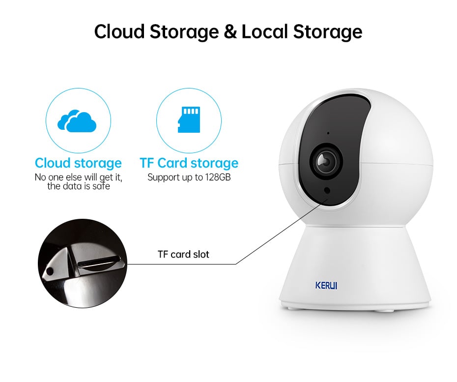 3MP Tuya Smart Mini WiFi IP Camera Indoor Wireless Home Security AI Human Detect CCTV 