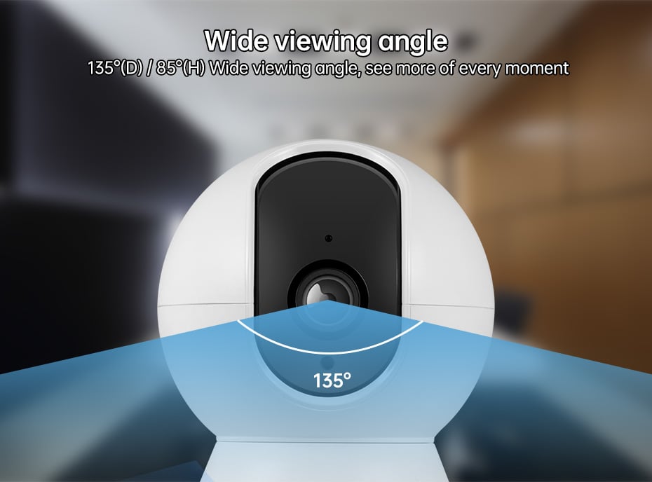 3MP Tuya Smart Mini WiFi IP Camera Indoor Wireless Home Security AI Human Detect CCTV 