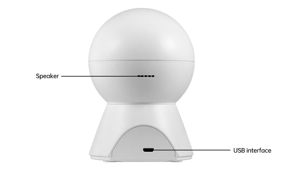3MP Tuya Smart Mini WiFi IP Camera Indoor Wireless Home Security AI Human Detect CCTV 