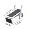 Solar Camera Wireless 3MP Battery Powered WiFi IP Cameras Outdoor 8W Surveillance Waterproof CCTV