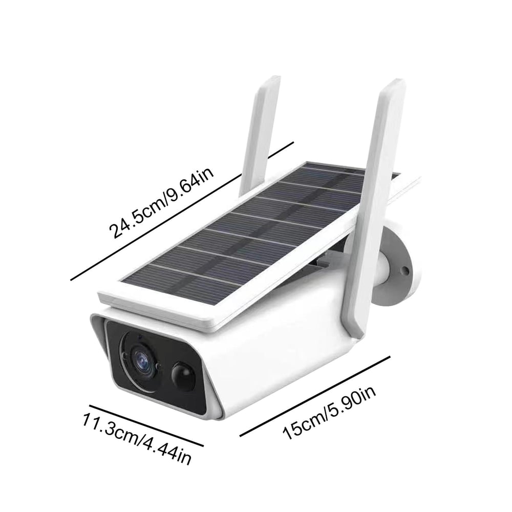 Solar Camera Wireless 3MP Battery Powered WiFi IP Cameras Outdoor 8W Surveillance Waterproof CCTV
