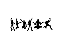 wonky body silhouettes 