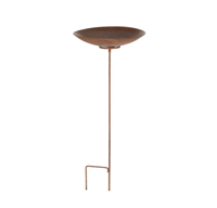 Bird Bowl on stake rust