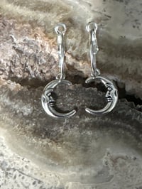 Moon Face Earrings 