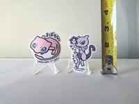 Image 2 of Pokémon Sticker Decal Bundle (Mew and Mewtwo)