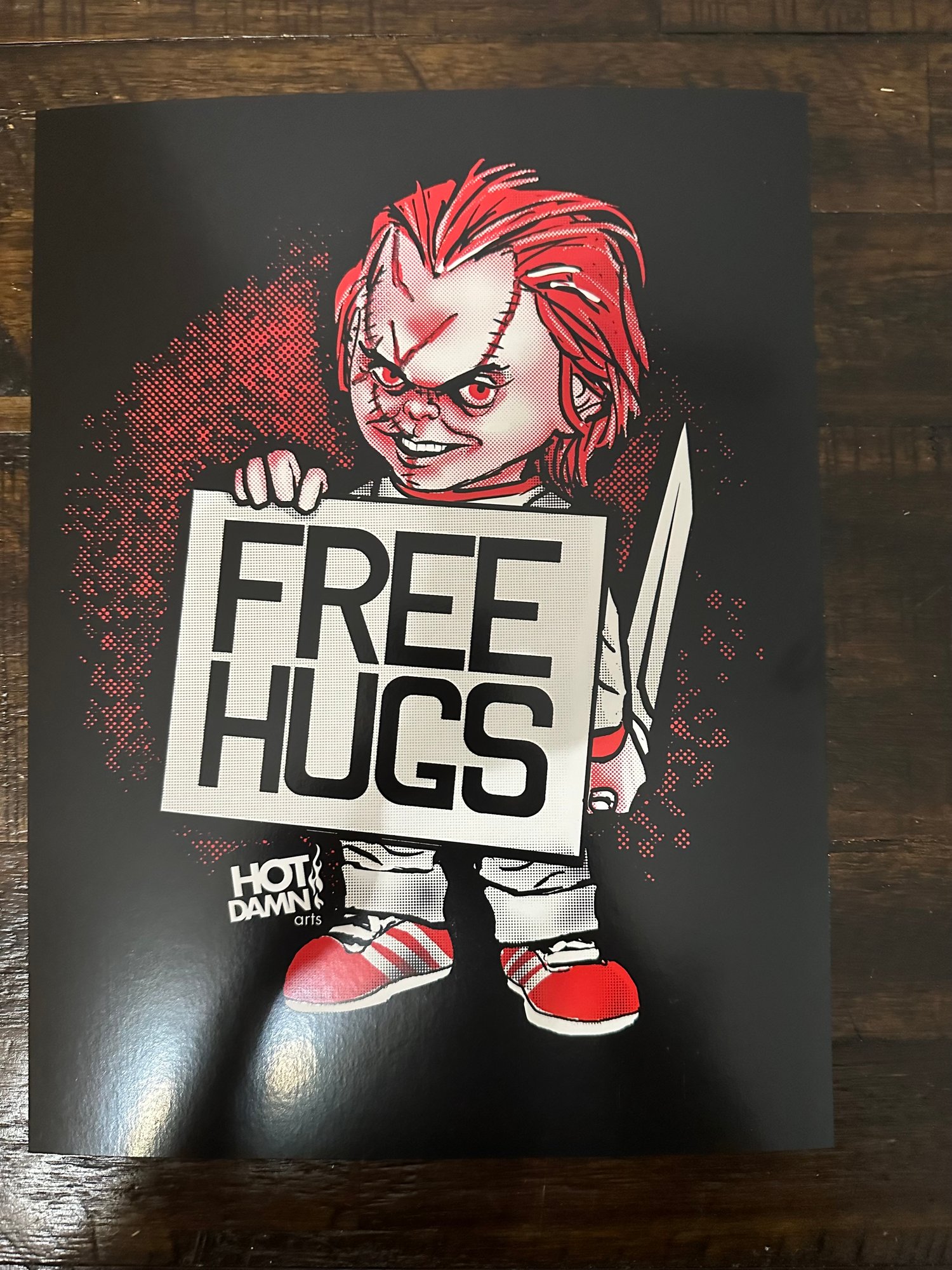 FREE HUGS  ART PRINT