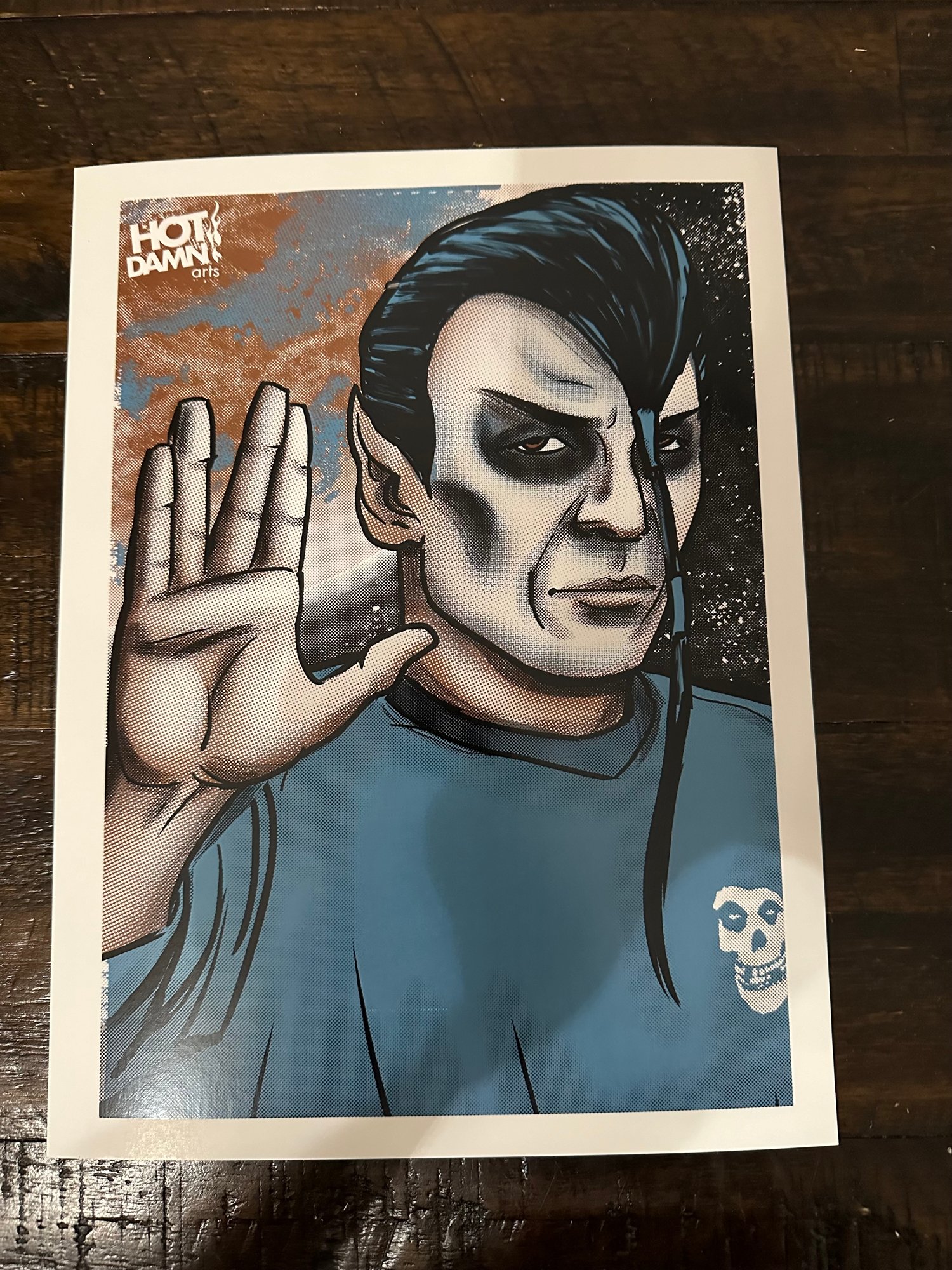 I TURNED INTO A VULCAN ART PRINT