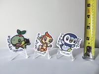Image 2 of Pokémon Sticker Decal Lot (Turtwig, Chimchar and Piplup)