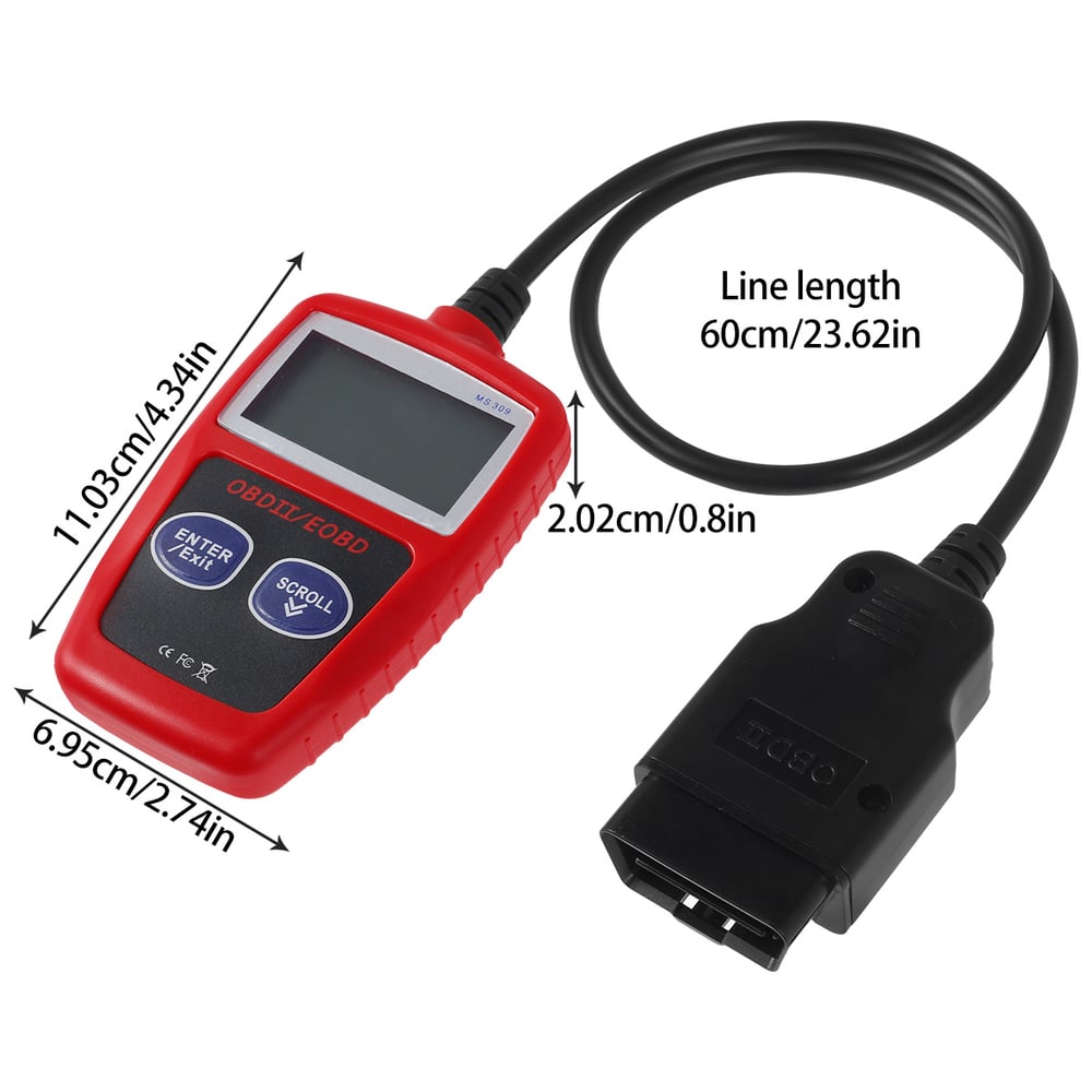 Multifunctional Car Fault Code Reader Accurate Engine Diagnostic Scanner ToolScanner Read & Erase