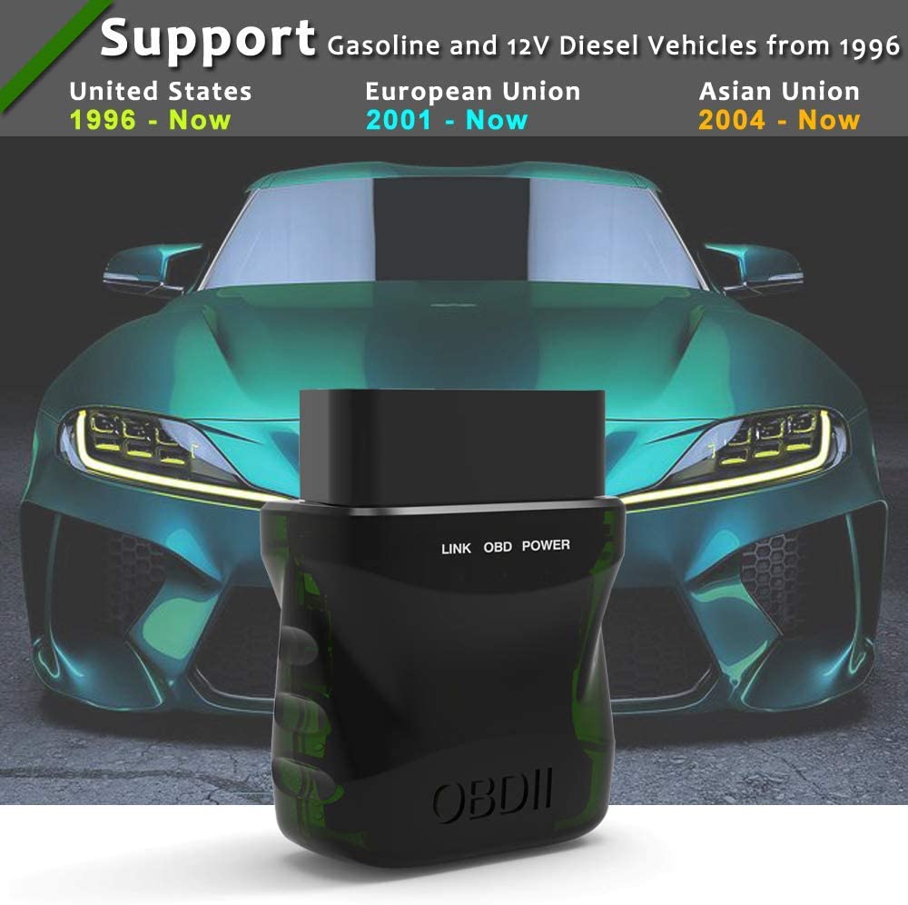 V1.5 ELM327 Bluetooth 4.0 Car Engine Fault Code Reader elm 327 V1.5 EOBD OBD II Dignostic Scanner 