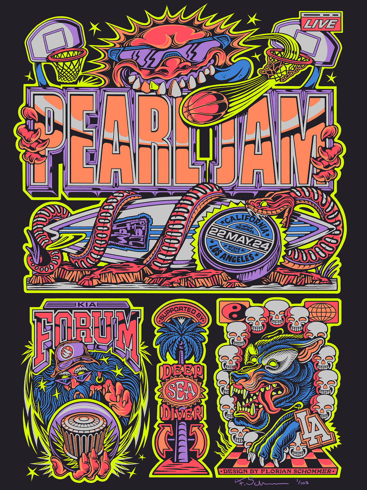 Pearl Jam - Los Angeles AP | Onlineshop: Florian Schommer
