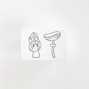 Image of Mushroom II, mini stamps