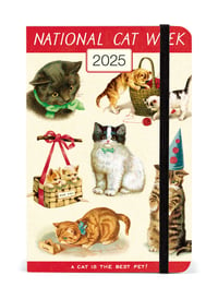 Image 1 of Cavallini & Co. Cats 2025 Weekly Pocket Planner, 4"x6"