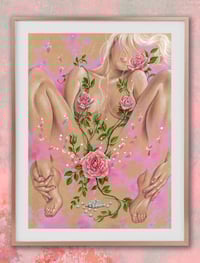 Image 2 of "Rose 5" Original art