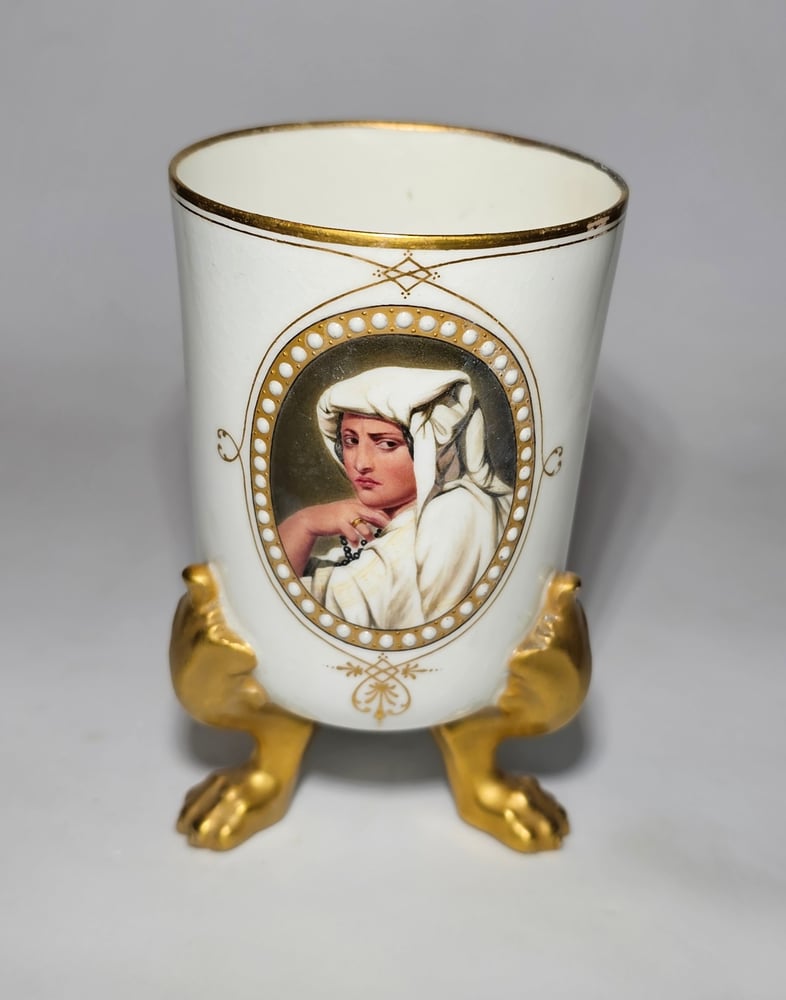 Image of Royal Worcester Spill Vase on Paw Feet