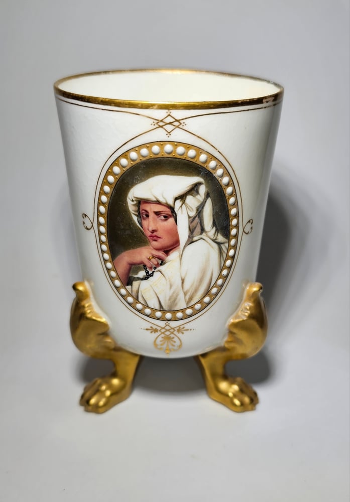 Image of Royal Worcester Spill Vase on Paw Feet