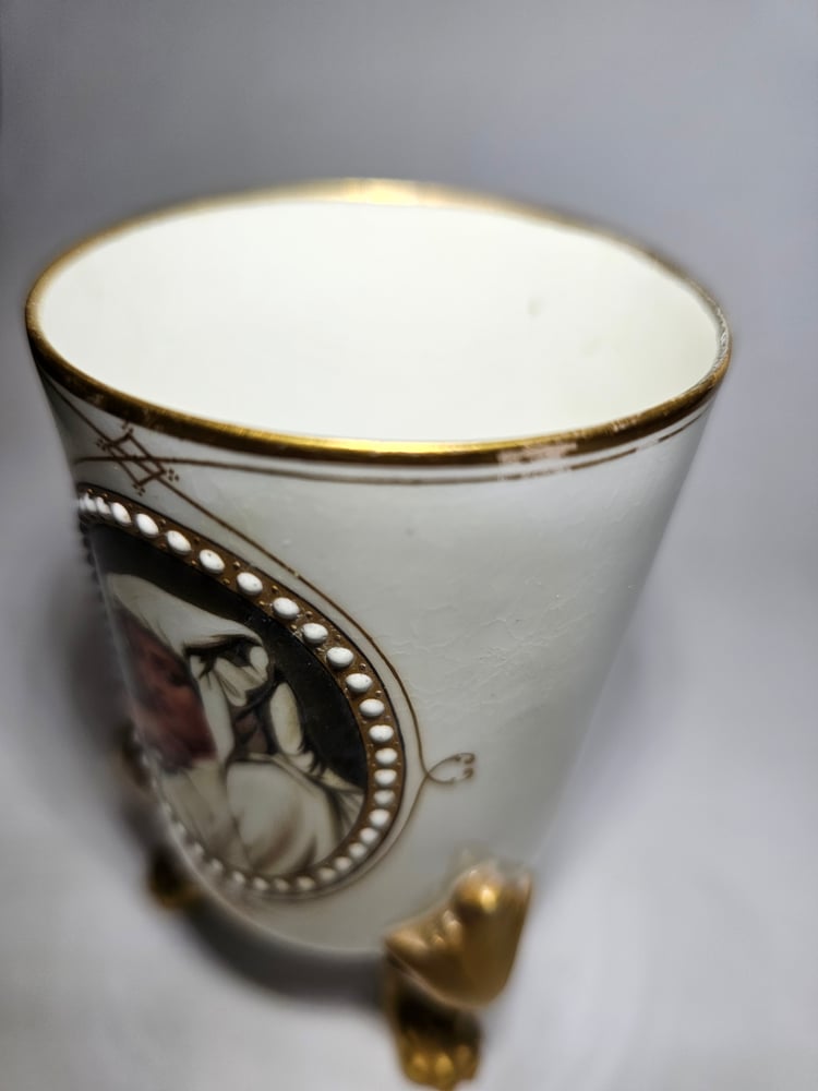 Image of Royal Worcester Spill Vase on Paw Feet