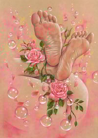 Image 2 of "Rose 6" Original art