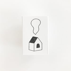 Image of House & Smoke, mini stamps