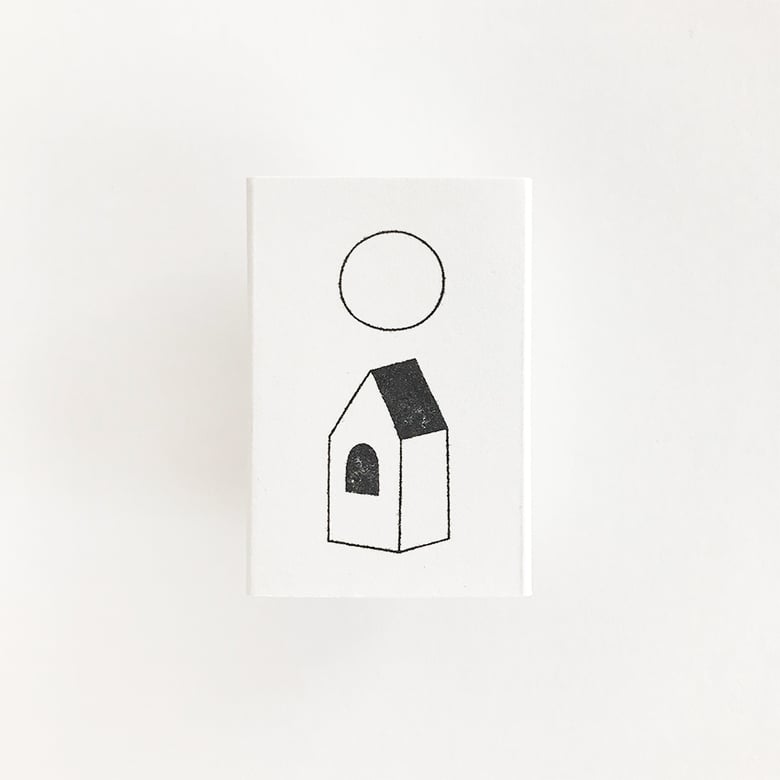 Image of House & Moon, mini stamps