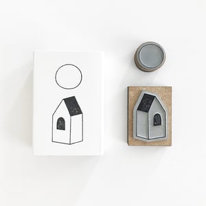 Image of House & Moon, mini stamps