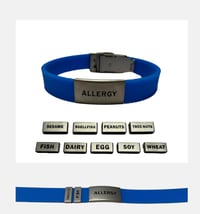 Allergy Wrist Band - Blue 