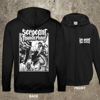 Image 1 of Sergeant Thunderhoof - Tree and The Serpent Zipper Hoodie 