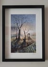 Sunrise Meersbrook Park Monument. Limited edtion of 50 Giclee Print