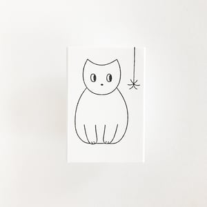 Image of Cat & Spider, mini stamps