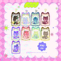 Image 2 of [7cm] HSR - Candy Kitty Keychain - Male char (NO RESTOCK)