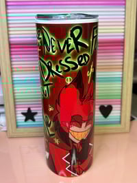 Image 2 of Hazbin Hotel - Alastor 20oz Steel Tumbler