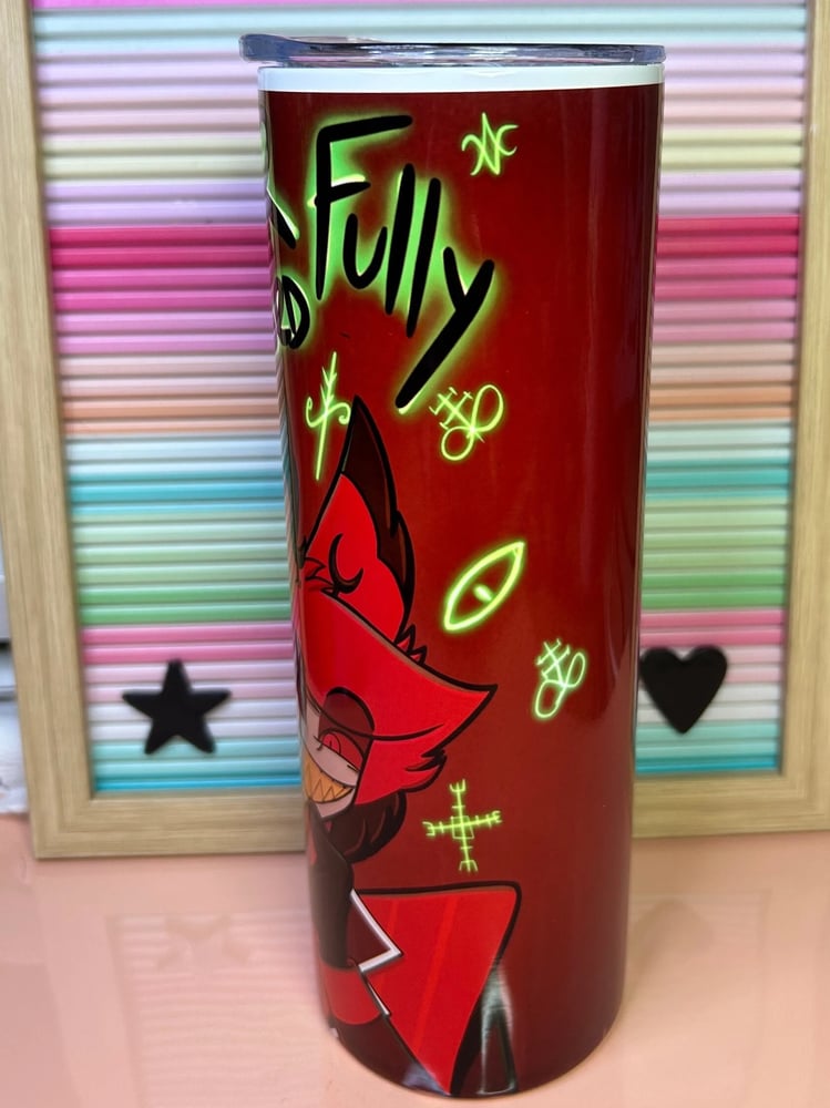 Image of Hazbin Hotel - Alastor 20oz Steel Tumbler