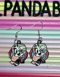 Hazbin Hotel - Cute Charlie Morningstar dangle earrings
