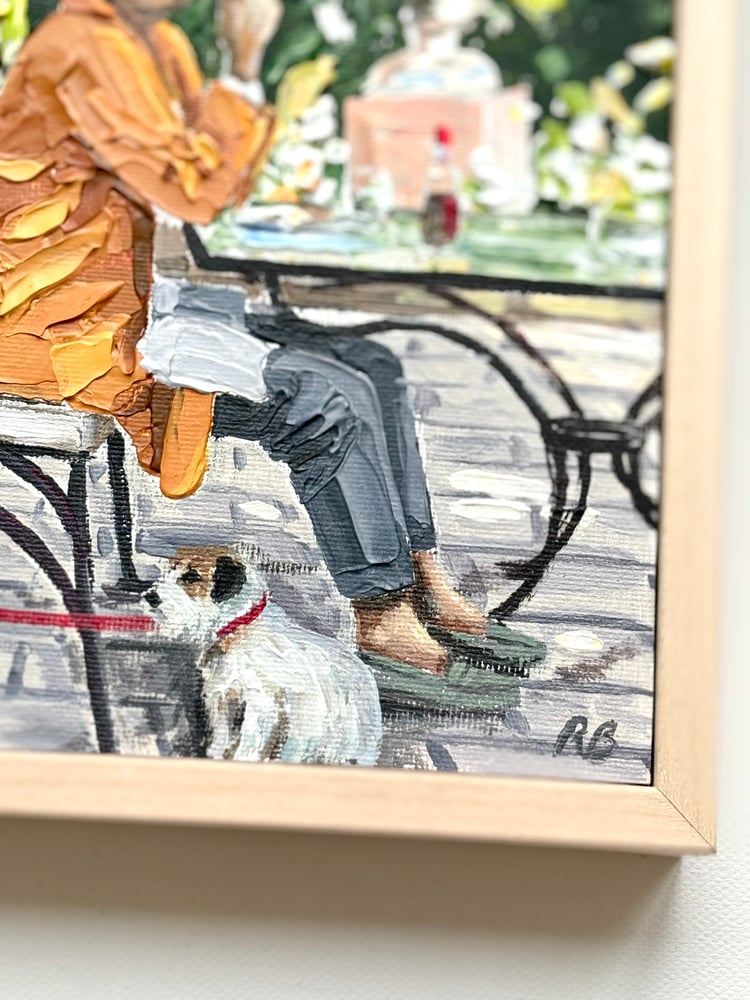 Image of Lady And Her Dog