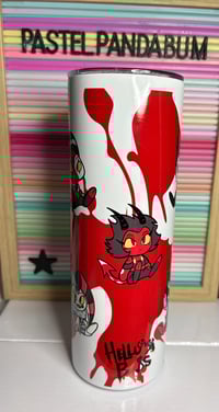 Image 2 of Helluva Boss chibis - steel 20oz Tumbler