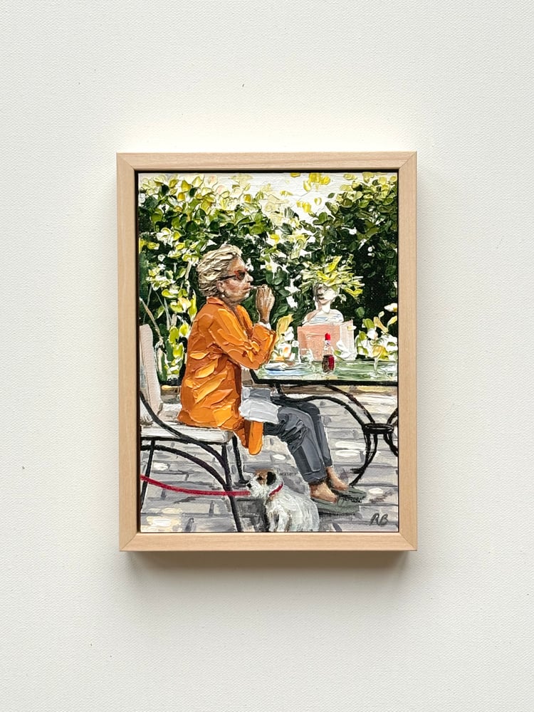 Image of Lady And Her Dog