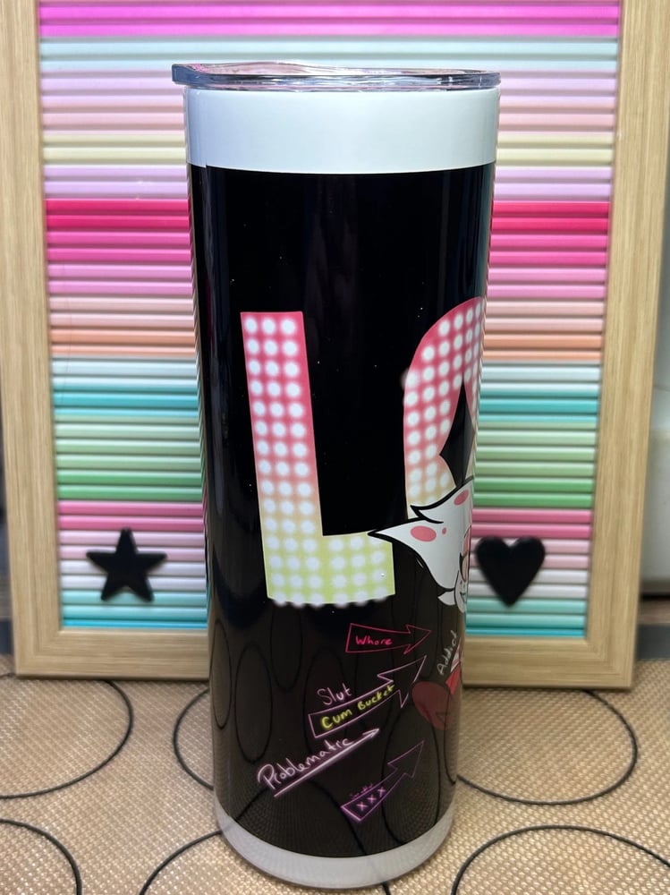 Image of Hazbin Hotel - Loser baby - Huskerdust - steel 20oz Tumbler