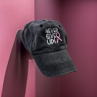 Image 1 of Black Never Give Up Hat